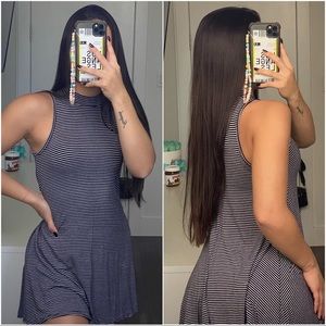 TURTLE NECK MINI DRESS